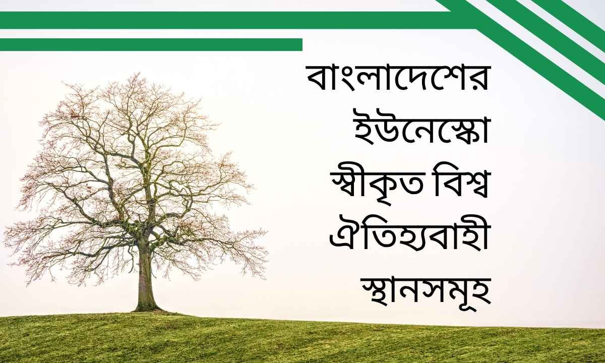 বাংলাদেশের ইউনেস্কো স্বীকৃত বিশ্ব ঐতিহ্যবাহী স্থানসমূহ