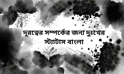 দূরত্বের সম্পর্কের জন্য দুঃখের স্ট্যাটাস বাংলা