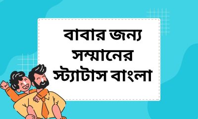 বাবার জন্য সম্মানের স্ট্যাটাস বাংলা