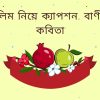 ডালিম নিয়ে ক্যাপশন, বাণী ও কবিতা