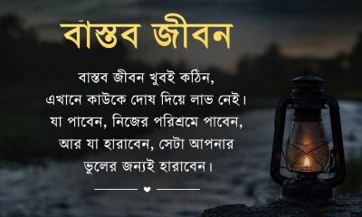 বাস্তব জীবন নিয়ে স্ট্যাটাস